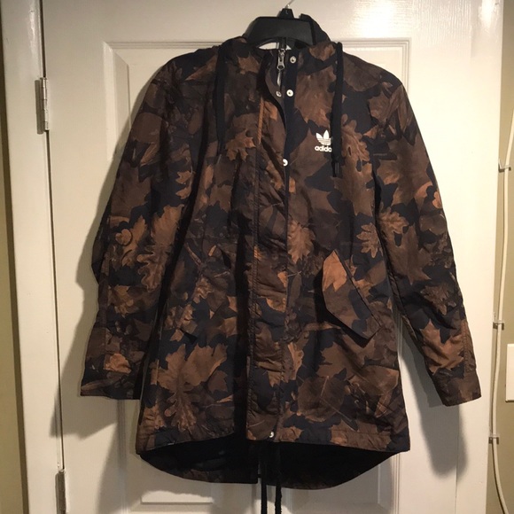 adidas leaf camo jacket